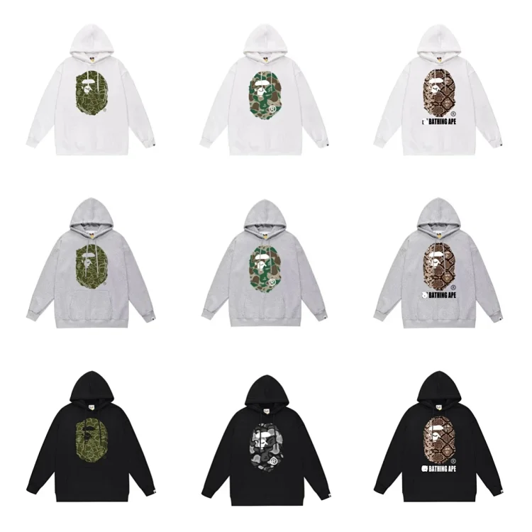 BAPE Fashion Sweatshirt( 40 colors )
