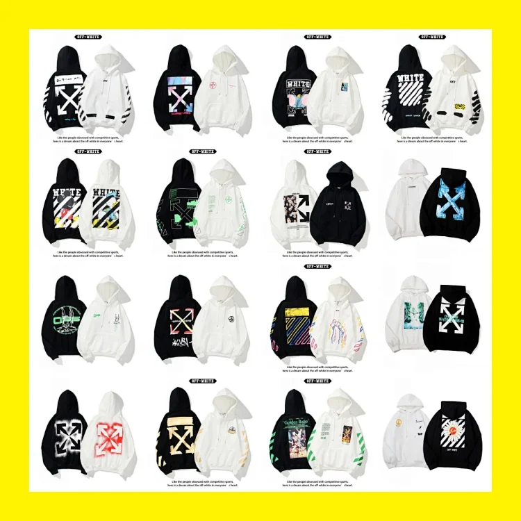 Off-White Fashion sweatshirt( 80 colors )