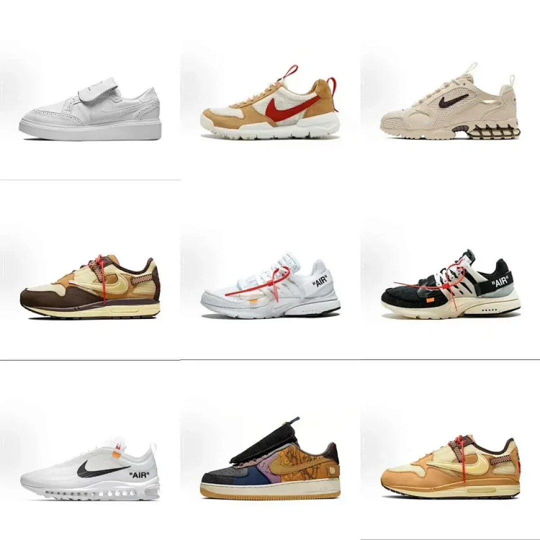 tom sachs x Nike Mars Yard 
(24 colorways)