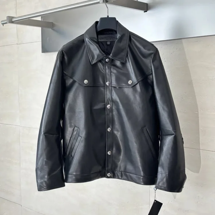 Chrome Hearts Leather Jacket